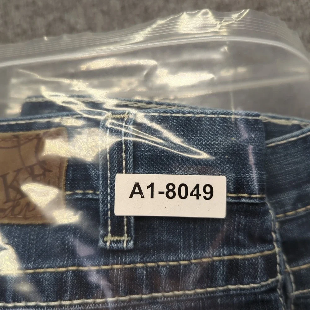 BKE‎ Jeans Womens 32 Blue Drew Boot Cut Western Cowgirl Stretch Faded Casual
